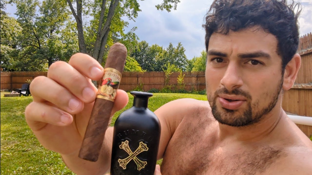 Just Retardmaxxing in the backyard