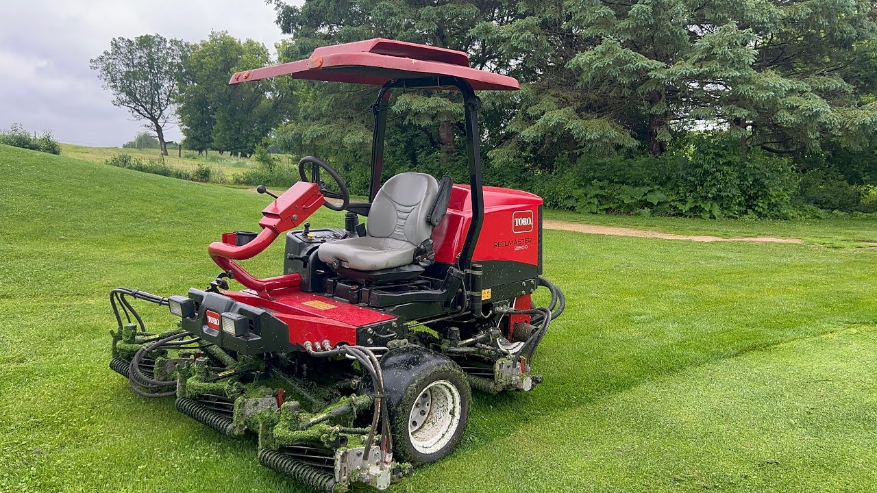 Toro Reelmaster 3550-D First Mow Review
