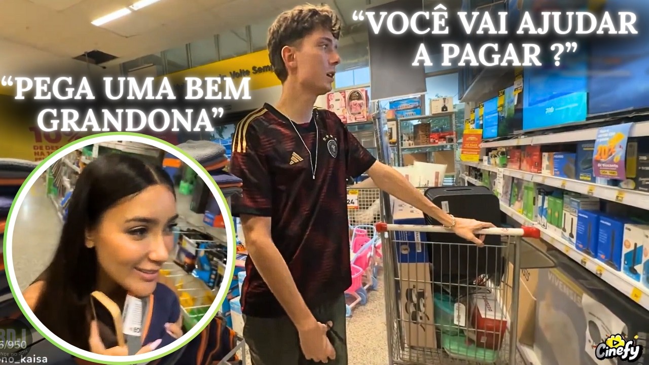 KOSKY DESCOBRIU UMA BRECHA NO MERCADO DE TV - Kosky e Emily Ferrer fazendo compras | pt.3