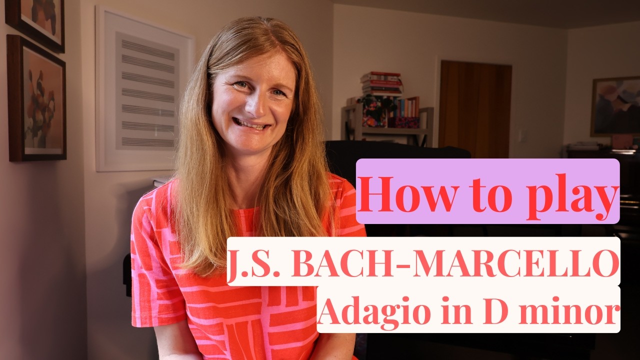 How to Play J.S. Bach's Adagio in D minor BWV 974 - Complete Step by Step Piano Tutorial
