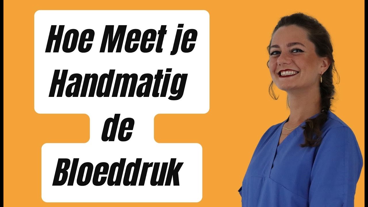 Hoe meet je de bloeddruk | handmatige bloeddrukmeter