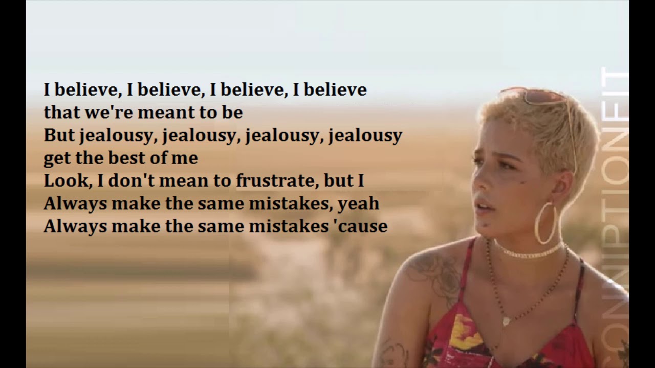 Bad At Love - Halsey (lyrics)