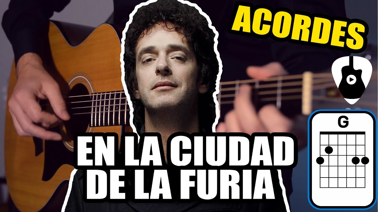 Como tocar En La Ciudad De La Furia en guitarra acústica (Soda Stereo) Tutorial con acordes TCDG