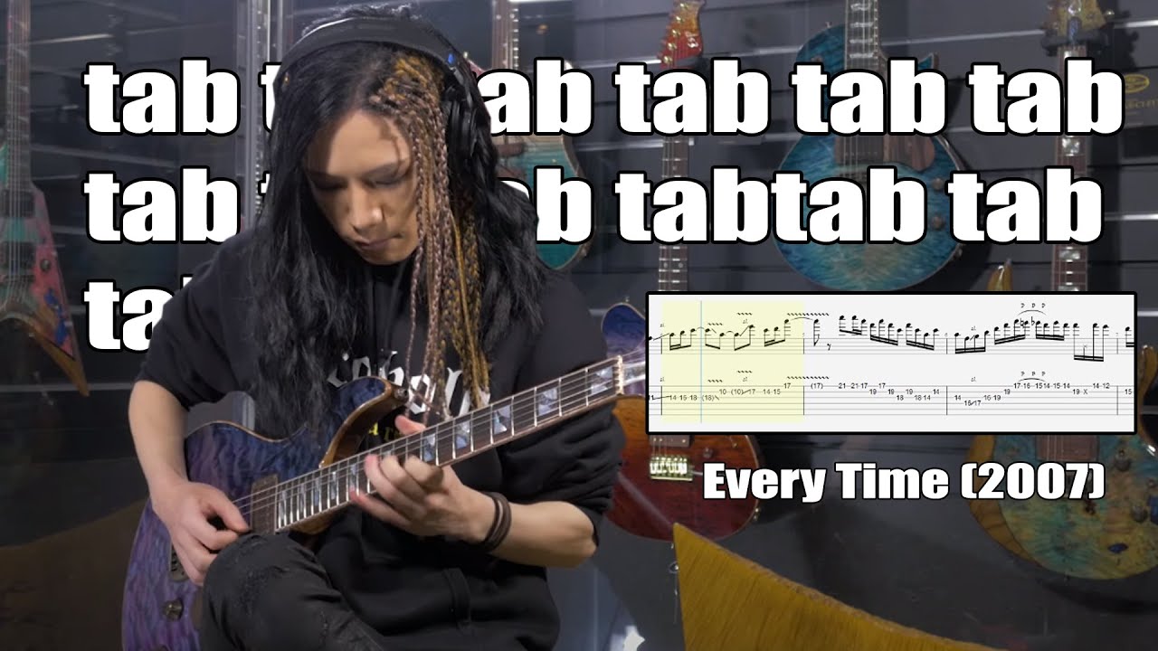 Takayoshi Ohmura - Every Time (ESP Guitars 2021) Solo TABs