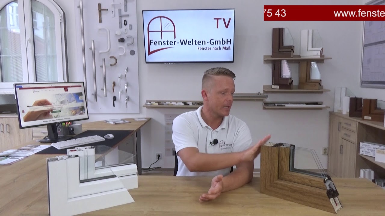 Kunststoff-Fenster Aluplast-Profil Ideal 4000 und  8000.