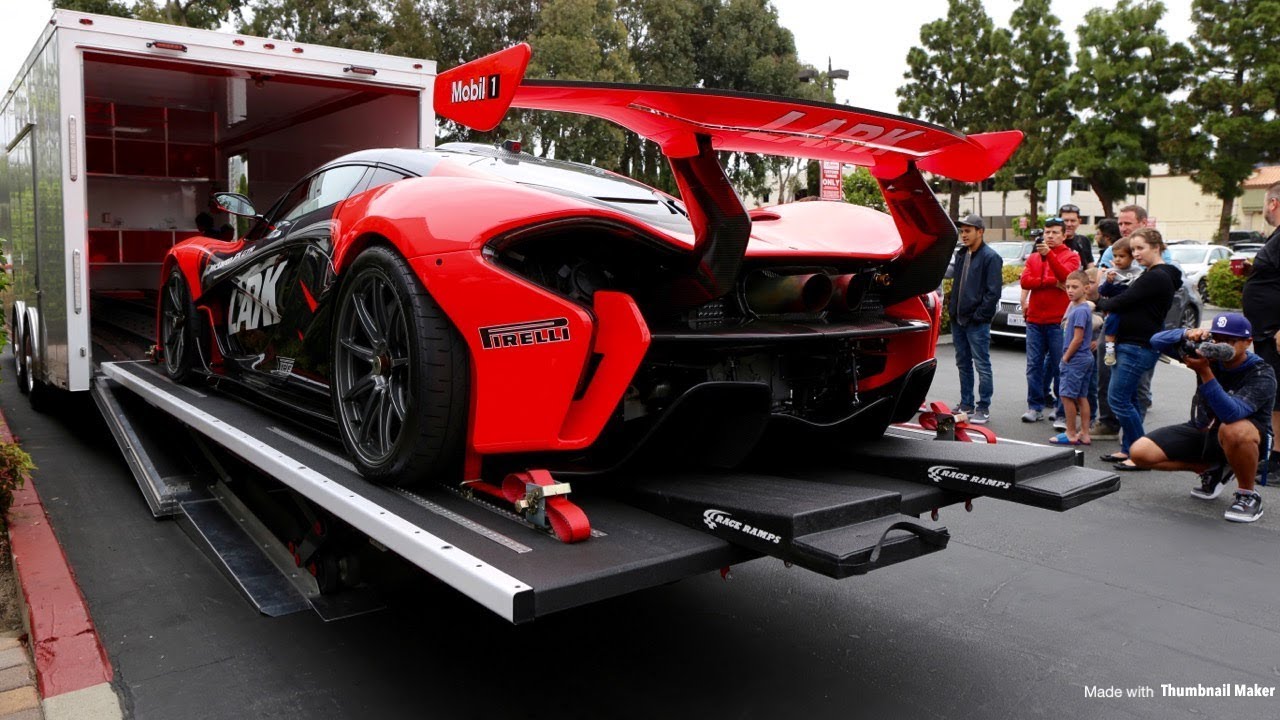 Распаковка гоночного автомобиля McLaren P1 GTR стоимостью 4 миллиона долларов, разрешенного к исп...