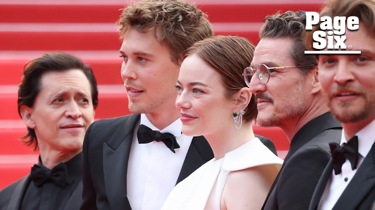Emma Stone gets attacked by bee on Cannes red carpet