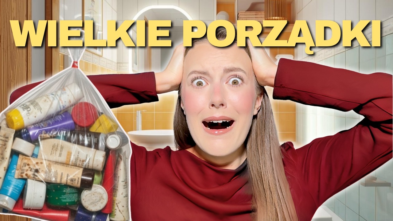 😳WSTYD! WYRZUCAM 40 ZEPSUTYCH KOSMETYKÓW!😱 Wielkie sprzątanie łazienki i mój PROBLEM z gromadzeniem