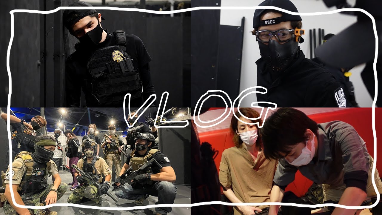 VLOG |  釈迦さんの初サバゲに同行 オキサバのRioさんにしごかれまくった回 エアソフトアリーナ エリア41編