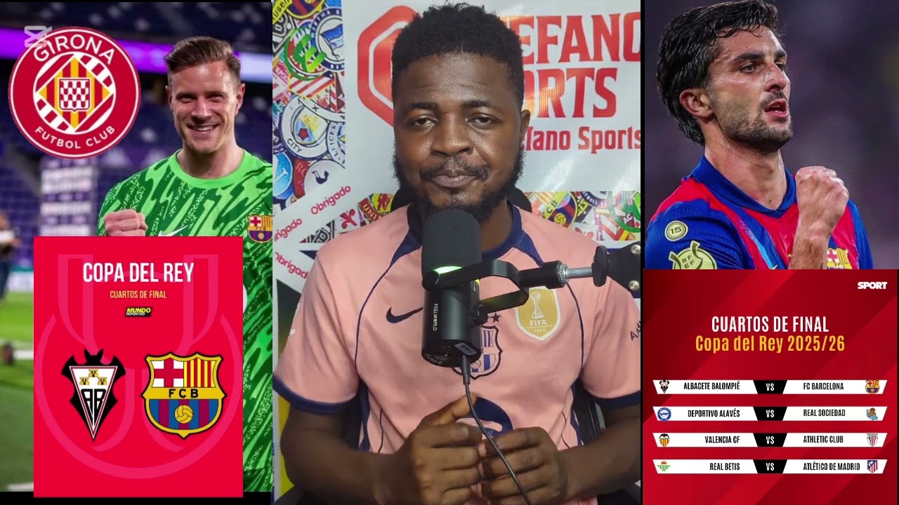 Copa del Rey QF Draw | Ter Stegen Joins Girona | Ferran Torres Hamstring 