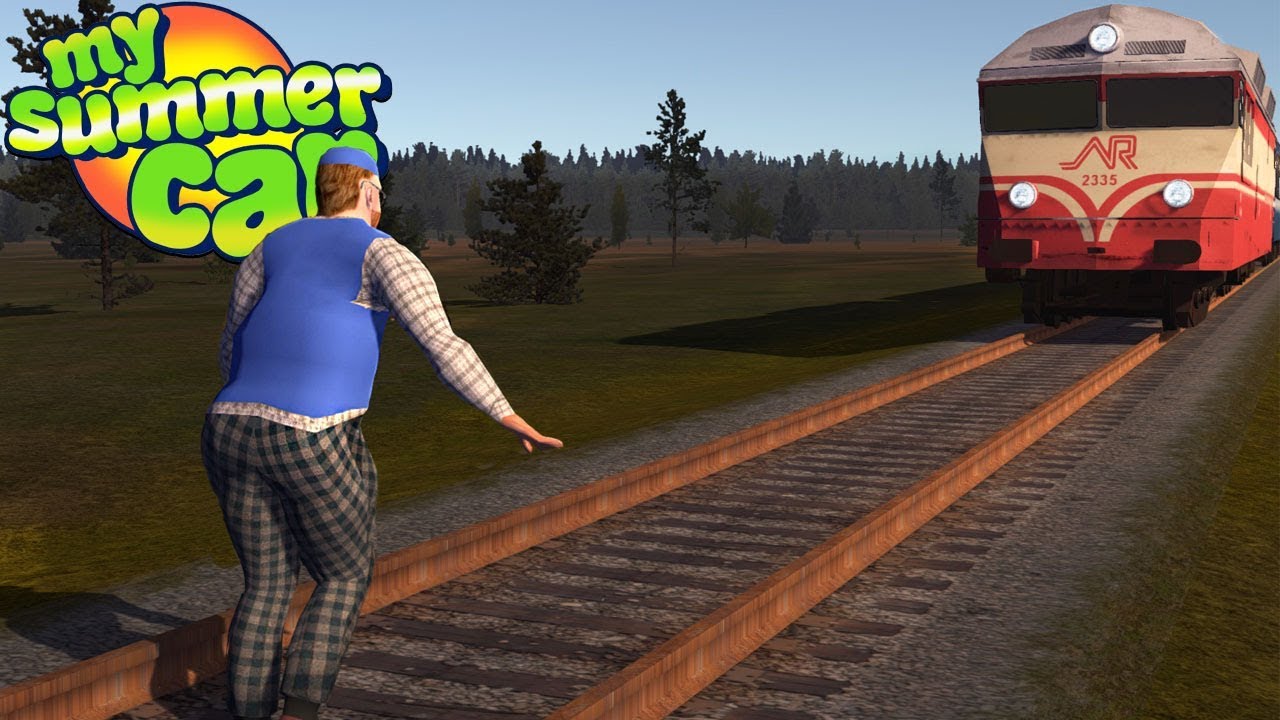 My Summer Car - TEIMO MEETS THE TRAIN