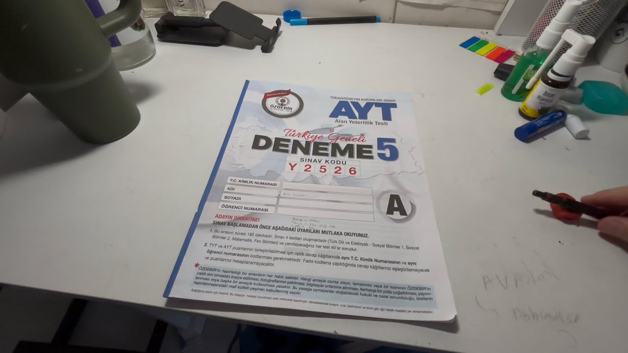 ÖZDEBİR 5 AYT SONUCUM 