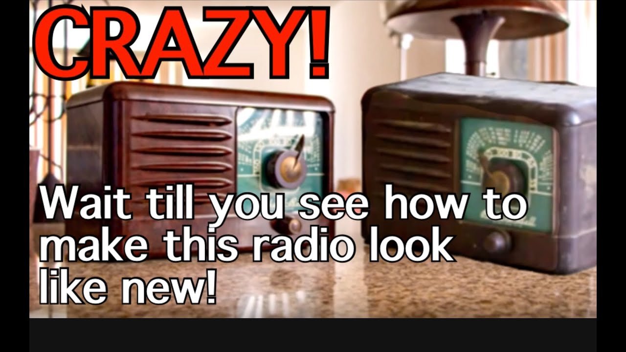 Cleaning up  Two 1930s Bakelite Radios. A Packard-Bell & RCA. A great transformation!