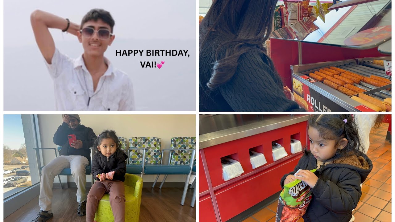 Visiting my Daughter‘s appointment & A Short Birthday wishes for my ￼Brother.￼/