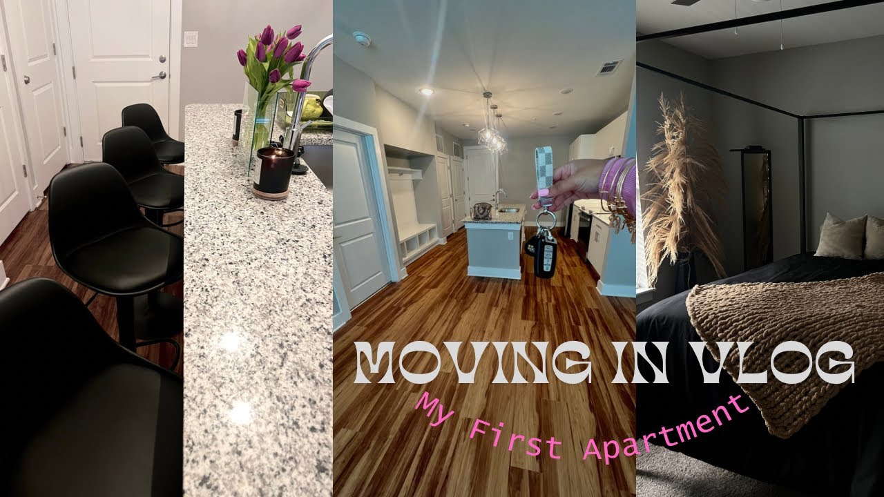 MOVING INTO MY FIRST APARTMENT: furniture, groceries and decorating