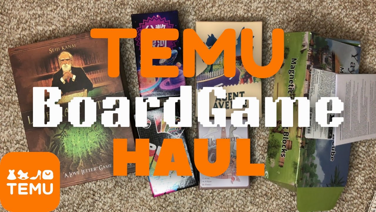 Temu Board Game Haul 2!