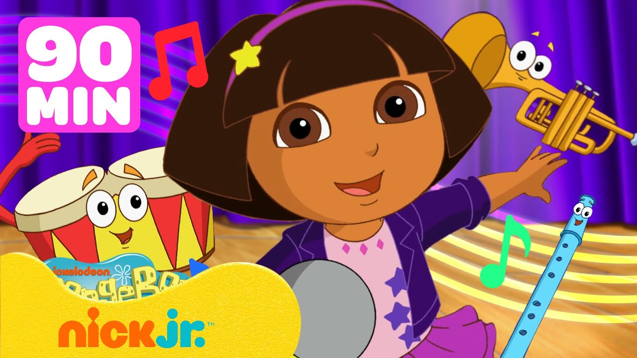 Dora the Explorer | Dora the Explorer Muziekmarathon#2 | 90 Minuten Compilatie | Nick Jr. Nederlands