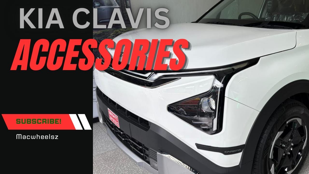 Genuine Accessories for the New Kia Carens Clavis with Price | Pricing of CLAVIS Accessories 
