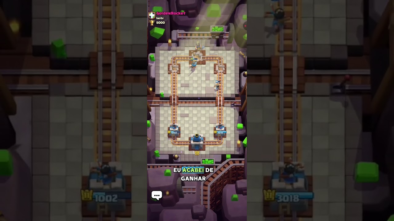 Jogando Clash Royale na arena 15 até que...