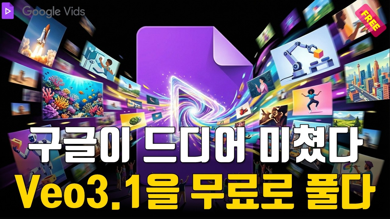 Google Vids, Veo3.1 무료 공개 | 이제 누구나 AI 영상 만든다
