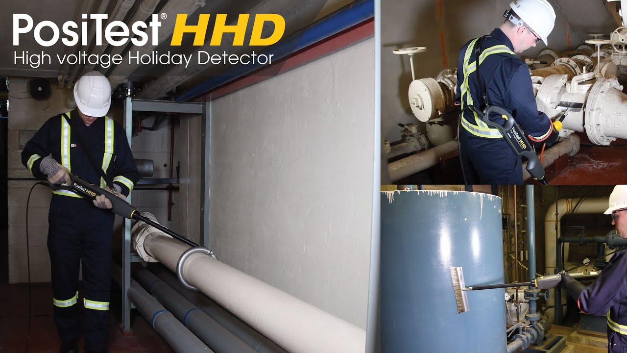 How to Detect Pinholes and Holidays with the PosiTest HHD High voltage Holiday Detector