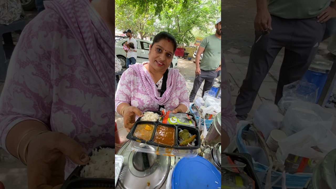 100/-रुपये में Packing वाली Thali 😋❤️🥀#shorts #india #food #youtubeshorts #trendingshorts