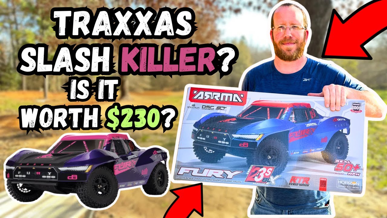 Arrma Fury! (The Slash Killer) Unboxing and Durability Test!