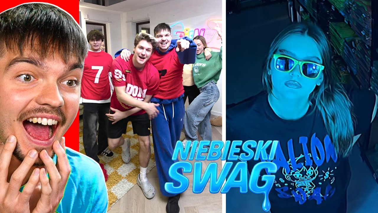 REAGUJE NA TIKTOKI MOICH WIDZ&Oacute;W i FRIENDZ do ♪ PALION - NIEBIESKI SWAG ♪