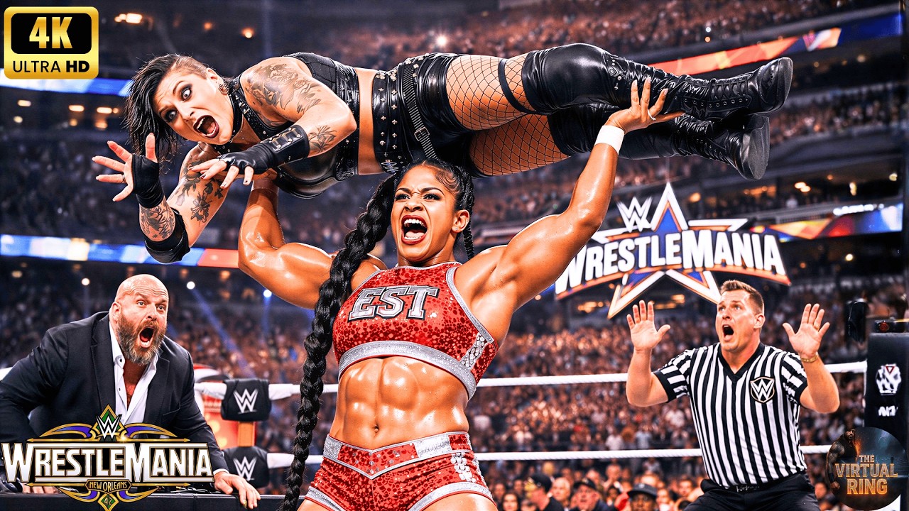 ОСНОВНЫЕ МОМЕНТЫ - Бьянка Белэр против Рии Рипли • WrestleMania • 15 марта 2026 г. 💀 #biancabelai...