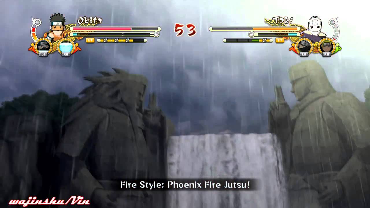 Naruto Ultimate Ninja Storm 3 Obito vs Tobi (Great War)