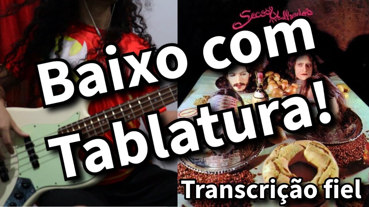 Assim Assado - Secos e Molhados Bass Tabs (Cover no Baixo//Transcrição fiel)