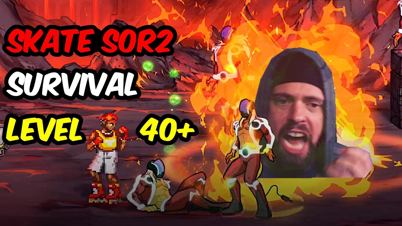 Streets of Rage 4: Skate SoR2 Survival Level 40+ Anthopants