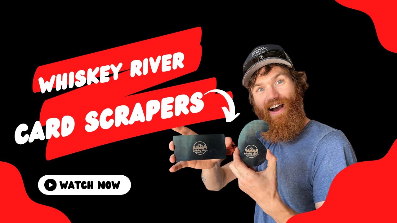 NEW!! Whiskey River X DFM Tool Works Card Scraper