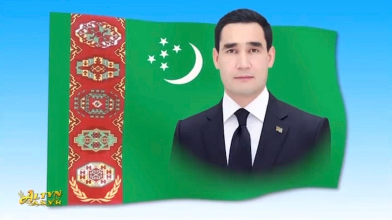Turkmenistan state TV sign-on 2025
