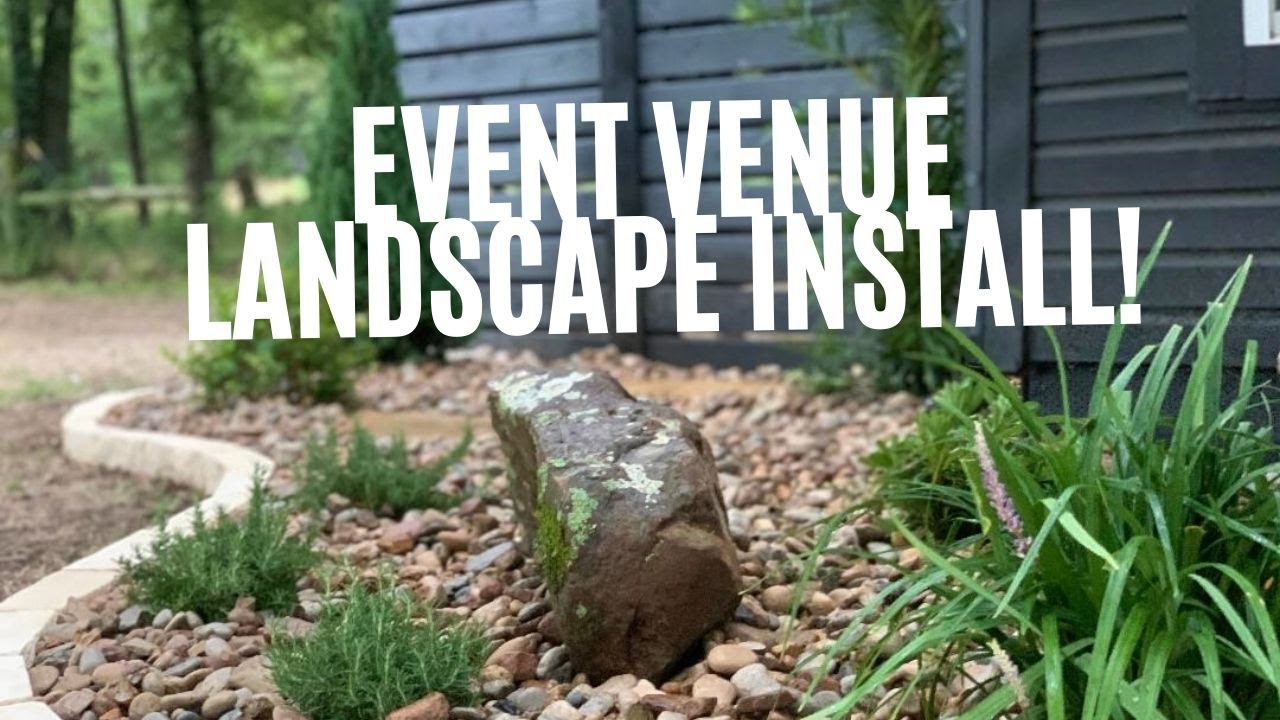 Event Venue Landscape Installation!