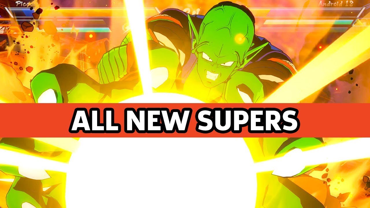 Dragon Ball FighterZ - Every New Character's Supers, Intro, and Win Quote