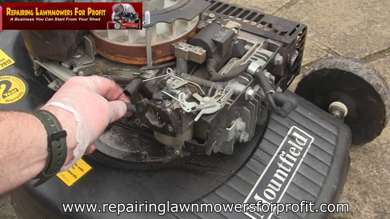 Mountfield SV150  Springs and Linkages Diagram