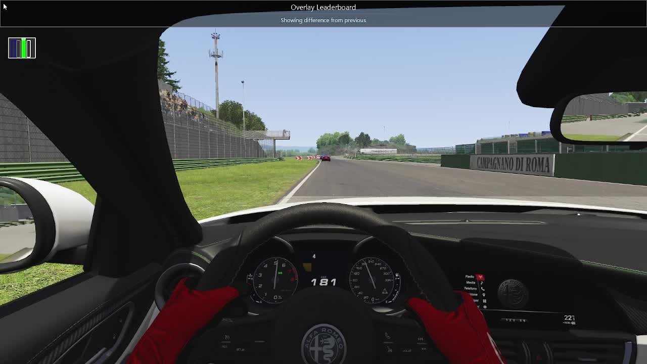 Track Guide: Assetto Corsa Vallelunga - Club Alfa Romeo Giulia Quadrifoglio (Dry) (Hotlap + Tele...