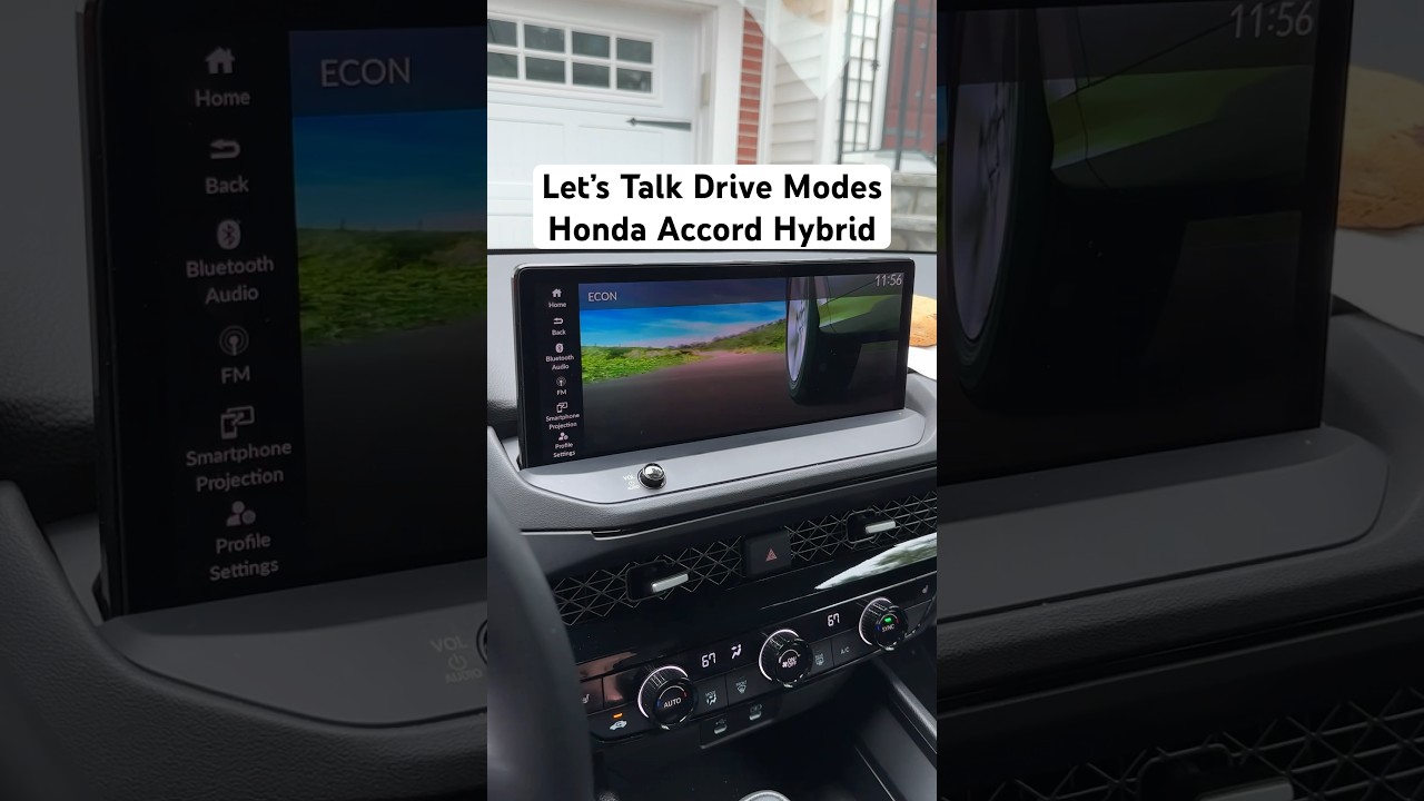 Let&rsquo;s Talk Drive Modes in the Honda Accord Hybrid!