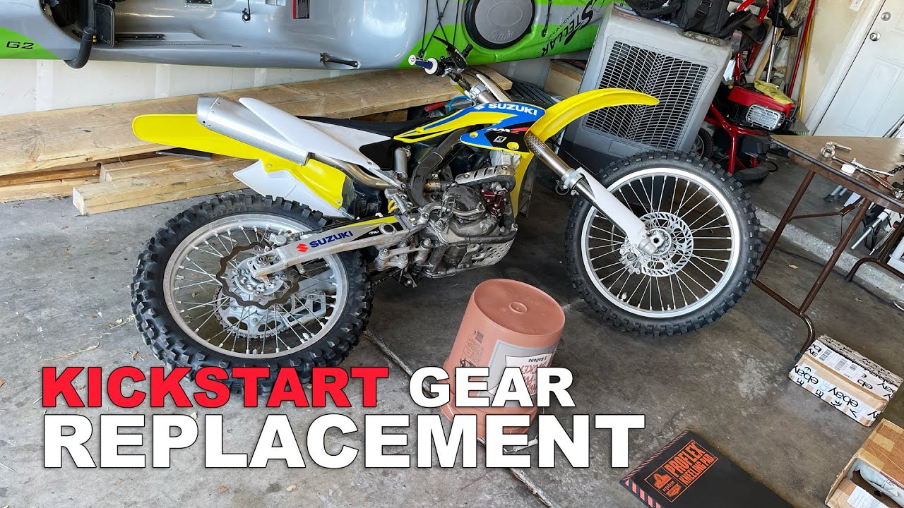 KICKSTART GEAR REPLACEMENT : 2004 SUZUKI RMZ 250