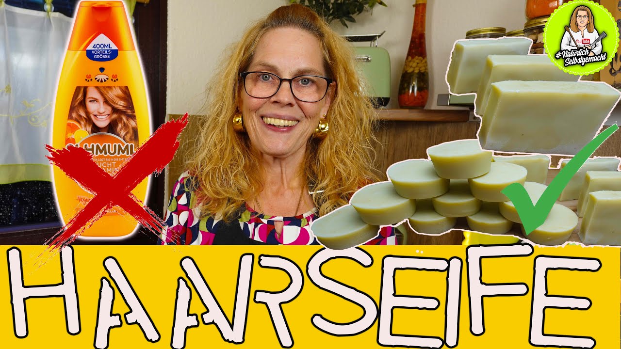 Haarseife für trockenes Haar selbst sieden