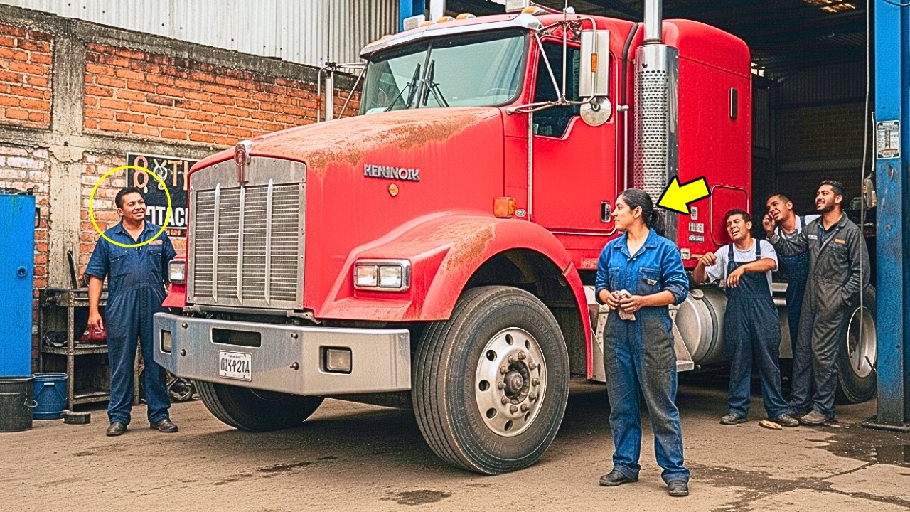 ¡ESO SOLO SIRVE PARA CHATARRA!” SE BURLARON DEL CAMIÓN KENWORTH… HASTA QUE LA MECÁNICA ABRIÓ EL CAPÓ