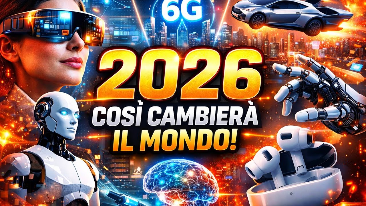 2026, COSÌ CAMBIERÀ IL MONDO DELLA TECNOLOGIA CON AI.