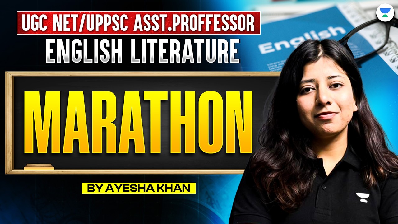 UGC NET / UPPSC Assistant Professor | English Literature Marathon | Complete Revision | Ayesha Mam
