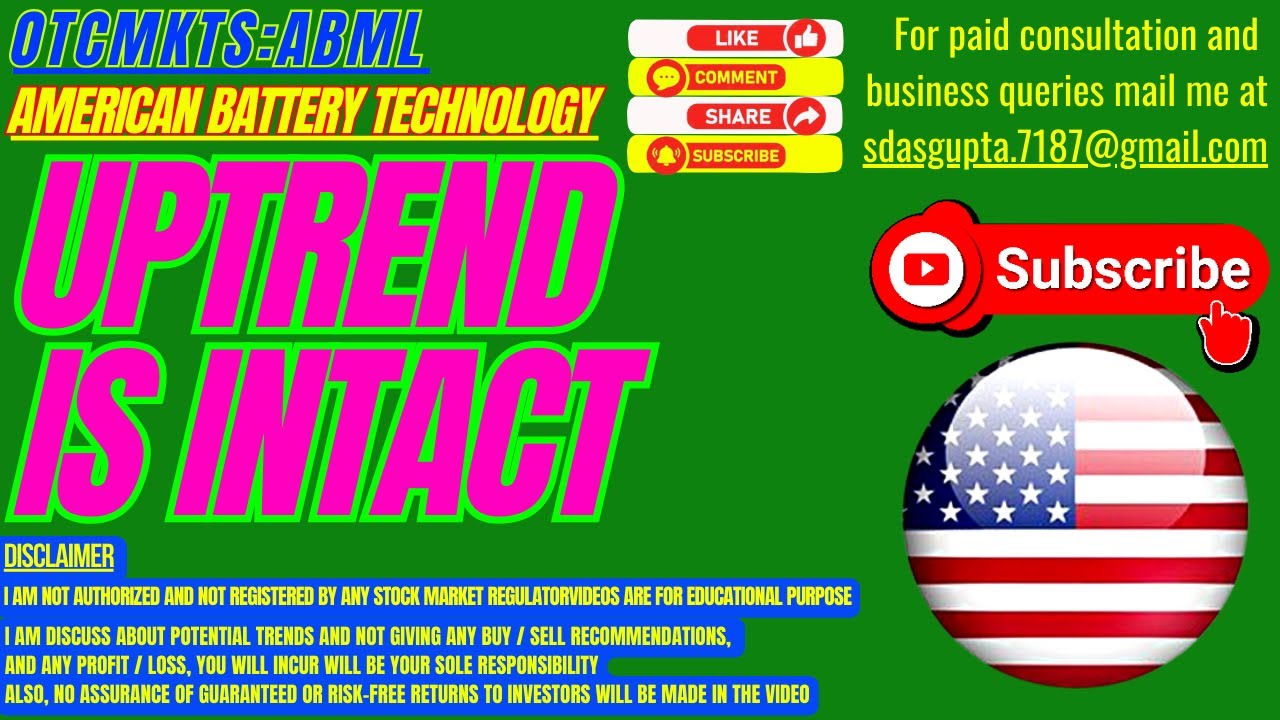 ABML STOCK ANALYSIS | AMERICAN BATTERY TECHNOLOGY UPTREND IS INTACT