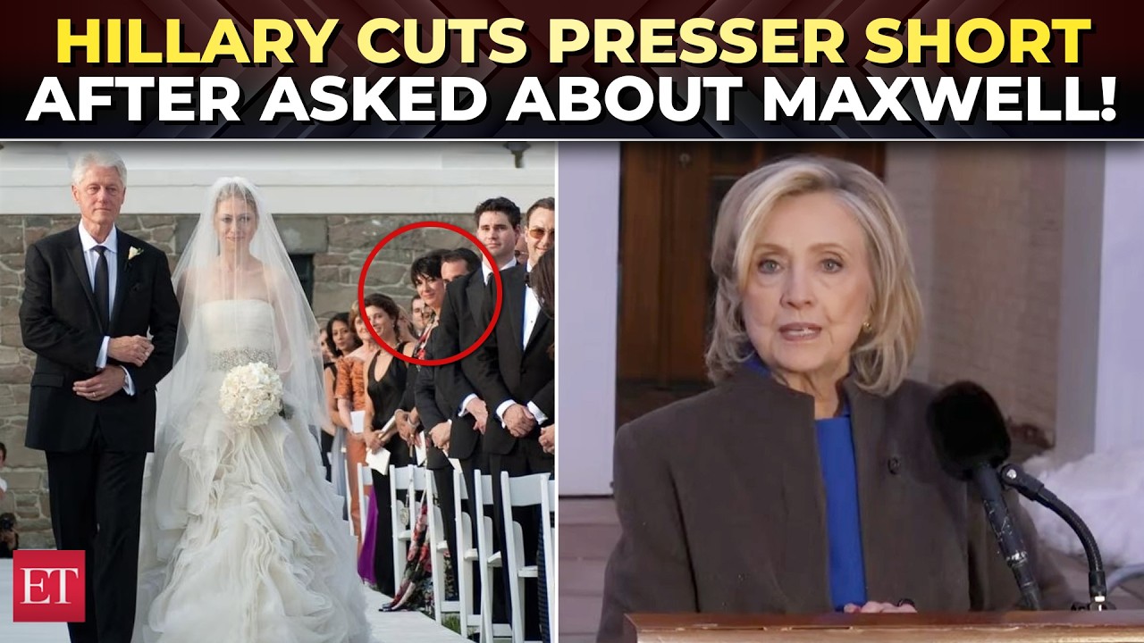 ‘Why Maxwell attended Chelsa’s wedding?’: Hillary Clinton asked point-blank; ends presser abruptly