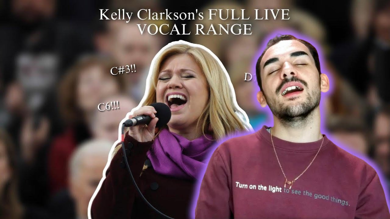 Kelly Clarkson - FULL LIVE VOCAL RANGE (C#3 - C6 - D7) | Reaction