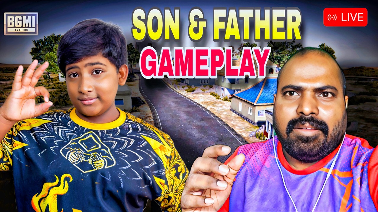 🔴BGMI LIVE TLUGU🔥 SON & FATHER DUO vs SQAED #shortslive #pubglive #bgmilive #shortsfeed #anuislive