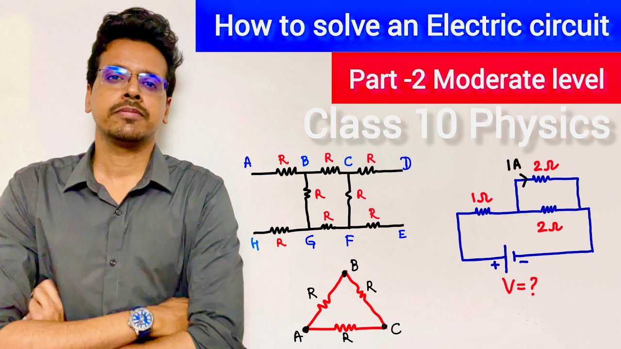 How to solve an electric circuit part-2 | cbse class 10 physics preparation boards 2026