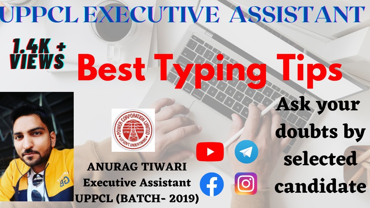 UPPCL Executive Assistant best typing tips by selected candidate #VID-1
